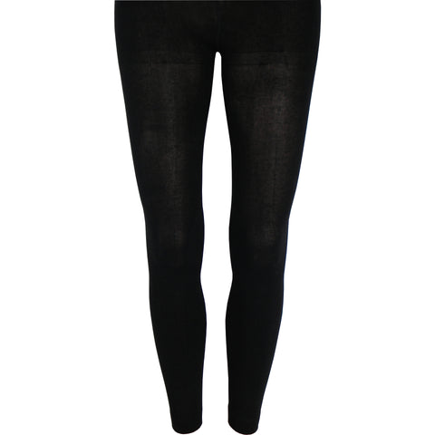 Cotton Leggings in Black