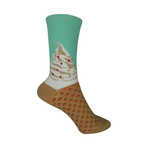 Soft Serve Crew Socks in Mint