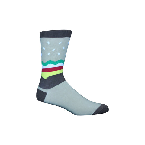 Burger Crew Socks in Brown