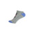 Run Now Wine Later Footie Socks in Sweatshirt Gray