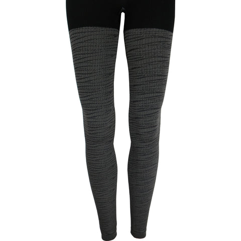 Bamboo Tiger Leggings in Gray