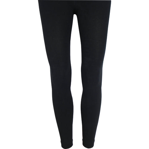 Fleece Lined Leggings in Black