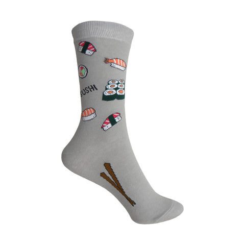 Sushi Crew Socks in Gray