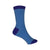 Pack of Four Individual Mismatched Crew Socks in Green, Blue, Pink, and Rainbow