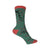 Bamboo Cherry Blossoms Crew Socks in Light Jade