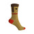 Dog Face Crew Socks in Brown