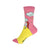 Always Be a Unicorn Crew Socks in Pink and Yellow