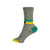 Bear Hug Crew Socks in Gray