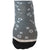 Three Pack Football Ankle Socks in Brown, Gray, and Green