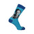 Mr Rogers Portrait Crew Socks in Blue