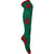 Christmas Bows Knee High Socks in Green