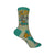 'Sup Nerd Crew Socks in Teal