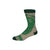 Golf Strategy Crew Socks in Green