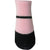 Three Pack Shoe Footie Socks in Black, Pink, and Cream