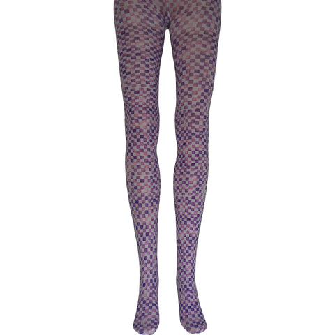 Chicklets Tights in Purple and Pink
