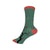 Bamboo Cherry Blossoms Crew Socks in Light Jade