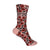 Namaste You Guys Crew Socks in Pink