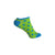 Three Pack Polka Dot Footie Socks in Turquoise, Lime, and Orange