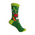 Veggie Garden Crew Socks in Green