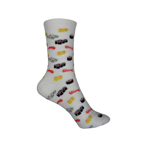 Sushi Crew Socks in White