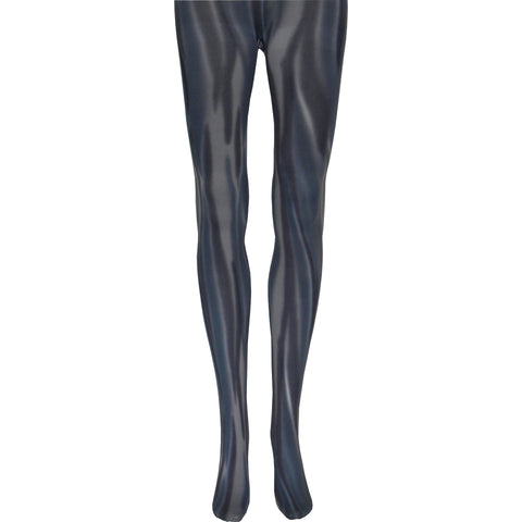 Vertical Swope Tights in Black and Gray