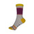 Sassytown Crew Socks in Purple and Yellow