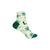 It's Lazy Time Ankle Socks in Cream and Green