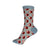 I Love Easy Challenge Crew Socks in Blue and Red