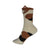 Calico Cat 3D Crew Socks in Light Beige