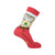 Saint Nick Crew Socks in Red