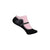 Three Pack Shoe Footie Socks in Black, Pink, and Cream