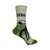 Bike Path Crew Socks in Green