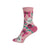 You're Purrfect Crew Socks in Pink