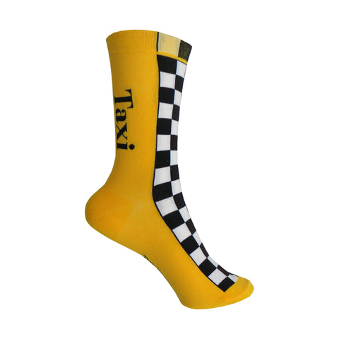 Taxi Crew Socks in Yellow