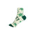 It's Lazy Time Ankle Socks in Cream and Green