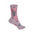 Spring Fling Crew Socks in Pink