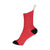Santa 3D Crew Socks in Red